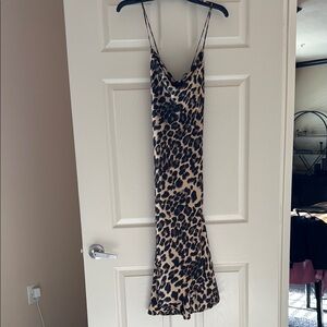 Astr cheetah print Slip Dress Spaghetti Strap